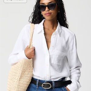 J. Crew Gauze Button Down